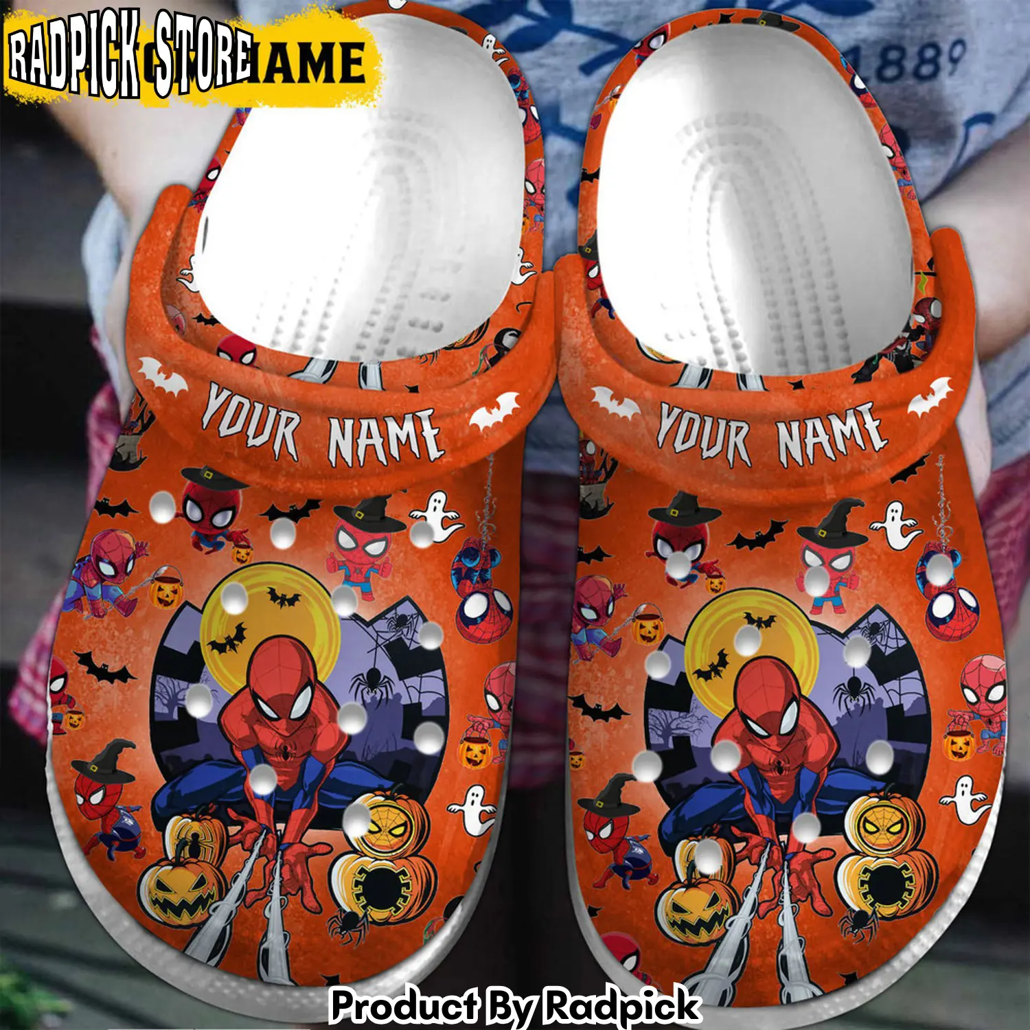 Radpick spider man movie cartoon clogs shoes comfortable for men women dj1 rp6521363